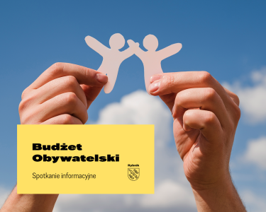 plakat o spotkaniach informacyjnych 