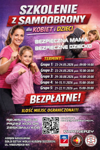 Plakat: Szkolenie z samoobrony