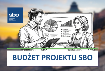 Grafika z napisem; Budżet projektu SBO 